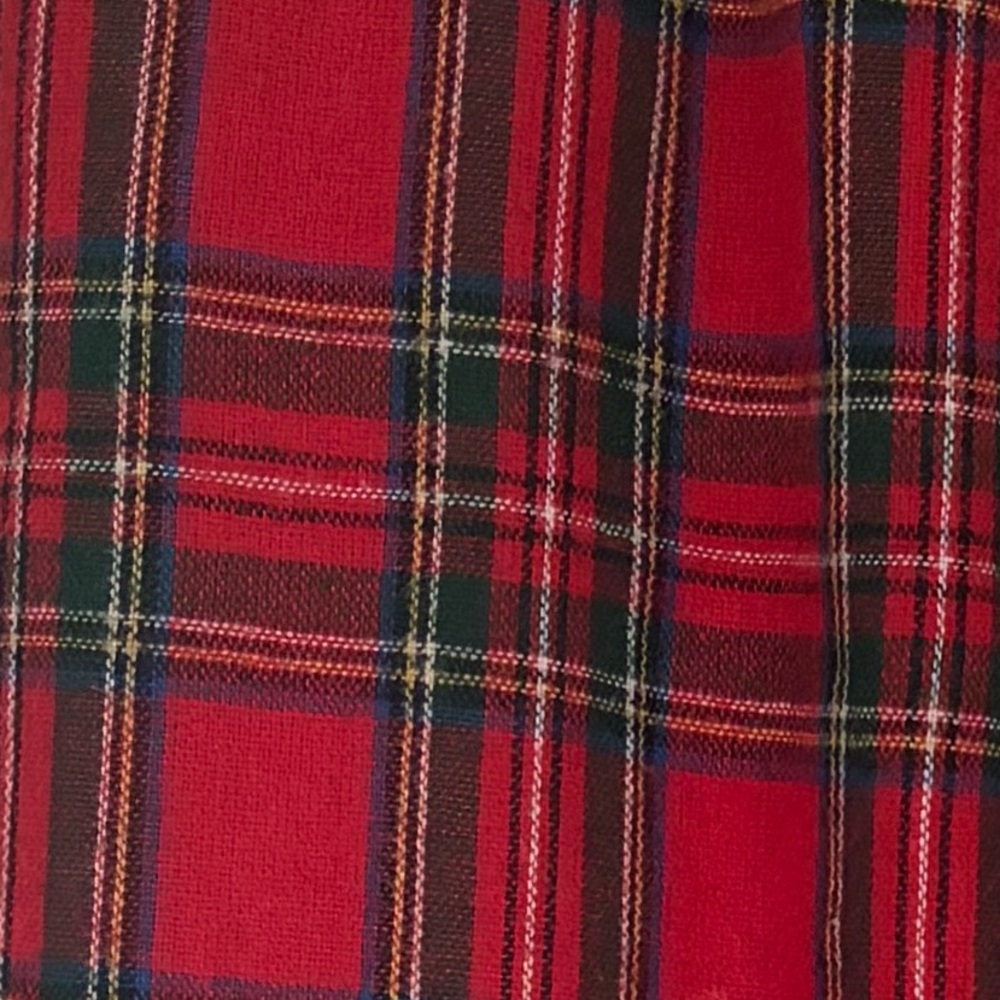 Vintage Plaid Pants Tartan Checkered Buffalo Glen Red Green Blue Black Size 10 P - Picture 10 of 15